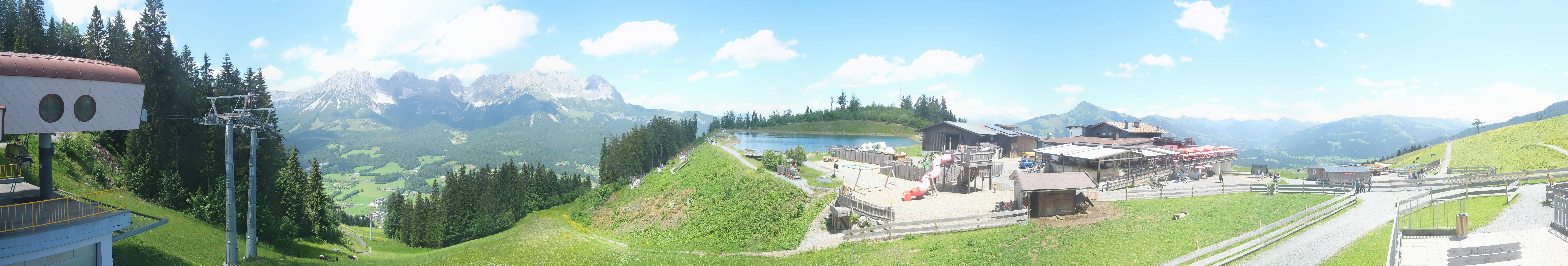 Archiv Foto Webcam Panoramasicht SkiWelt Wilder Kaiser: Astberg