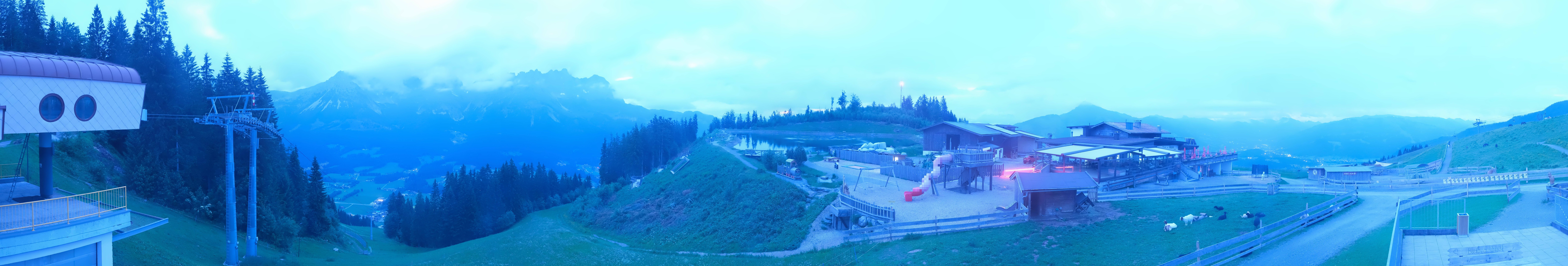 Archived image Webcam View of the Astberg in SkiWelt Wilder Kaiser