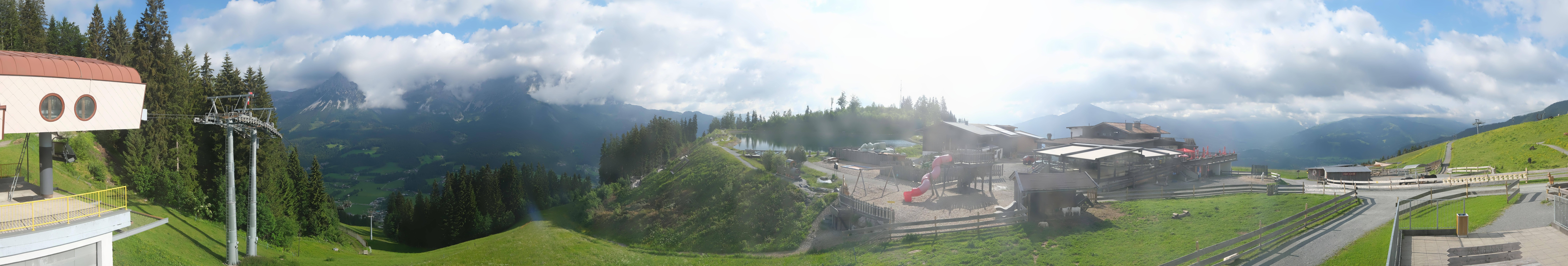 Archived image Webcam View of the Astberg in SkiWelt Wilder Kaiser