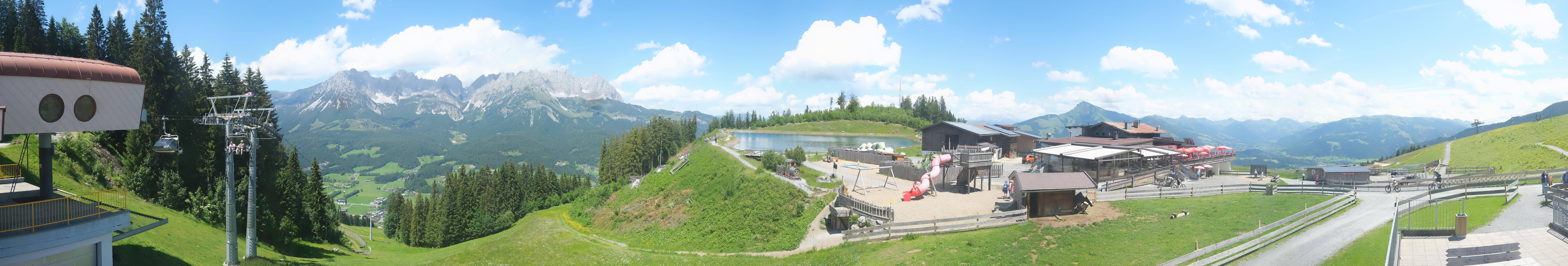 Archived image Webcam View of the Astberg in SkiWelt Wilder Kaiser