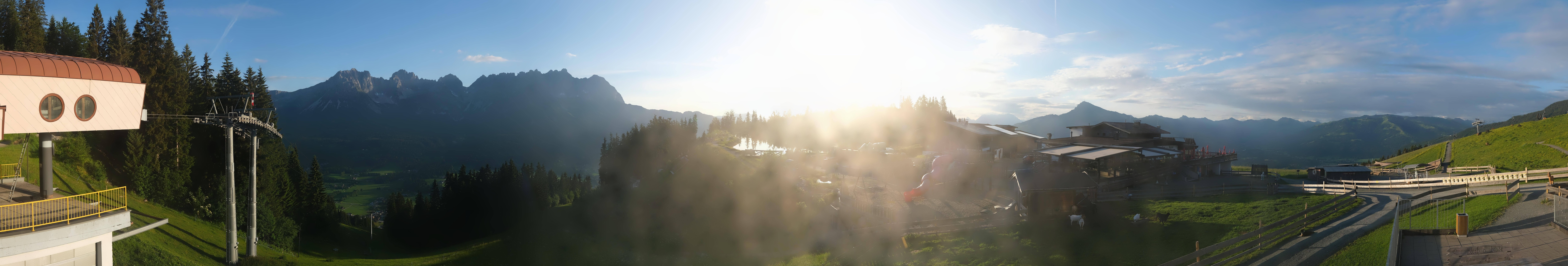 Archiv Foto Webcam Panoramasicht SkiWelt Wilder Kaiser: Astberg