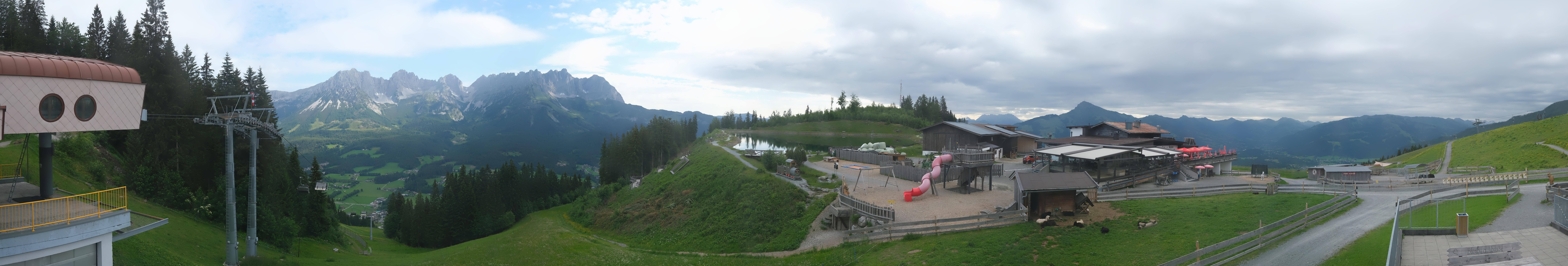 Archiv Foto Webcam Panoramasicht SkiWelt Wilder Kaiser: Astberg