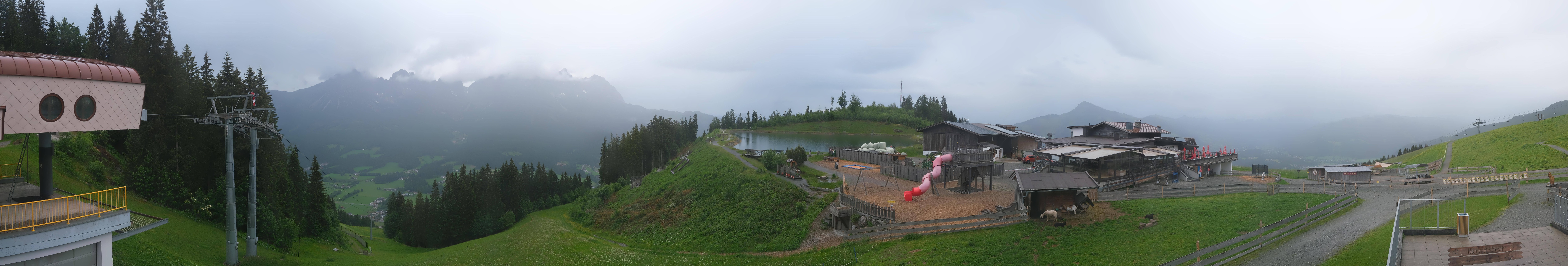 Archiv Foto Webcam Panoramasicht SkiWelt Wilder Kaiser: Astberg
