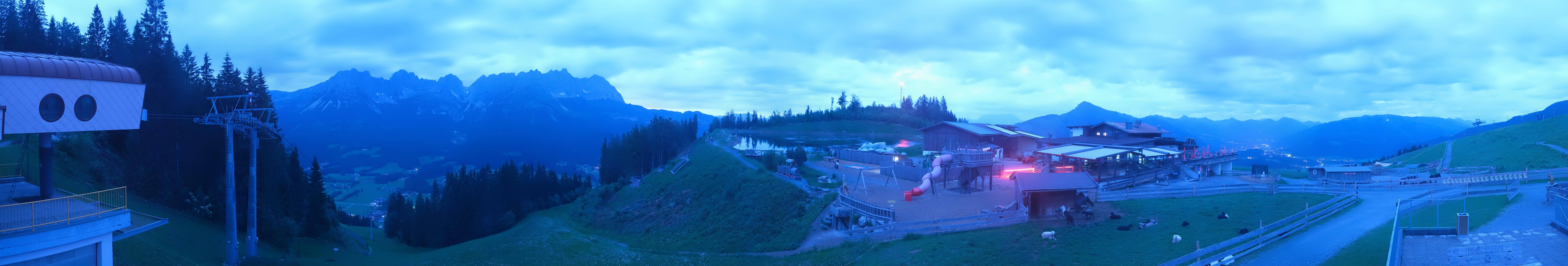 Archived image Webcam View of the Astberg in SkiWelt Wilder Kaiser