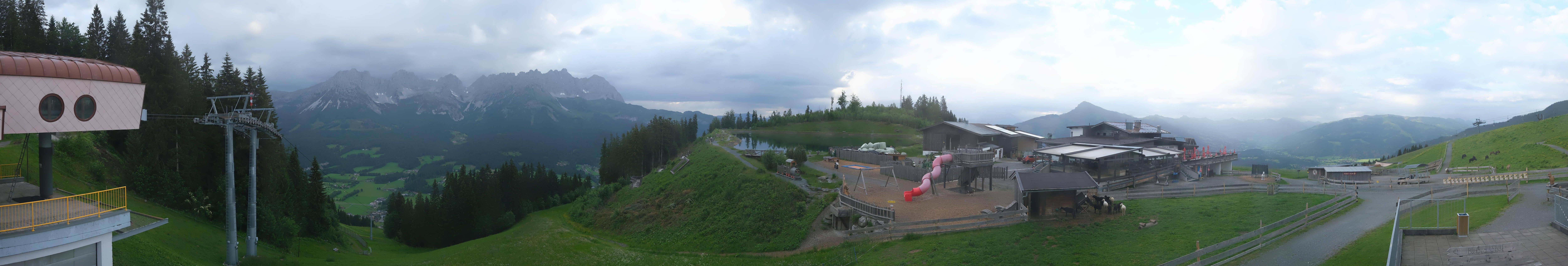Archived image Webcam View of the Astberg in SkiWelt Wilder Kaiser