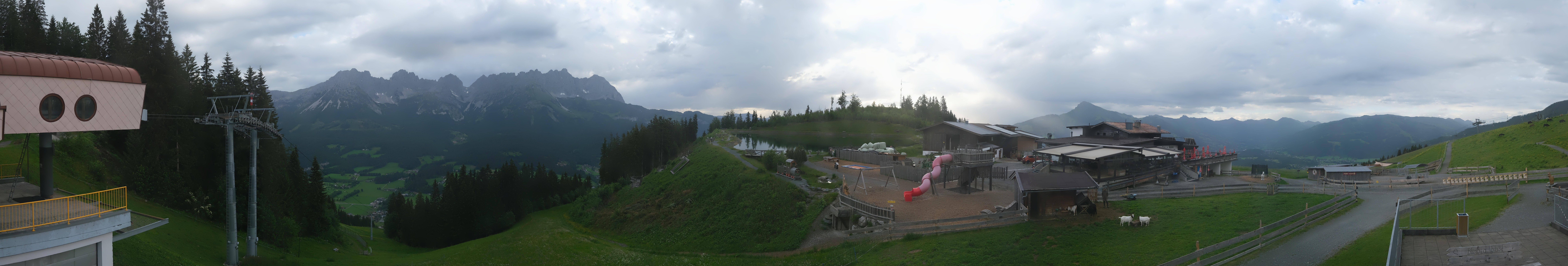Archiv Foto Webcam Panoramasicht SkiWelt Wilder Kaiser: Astberg