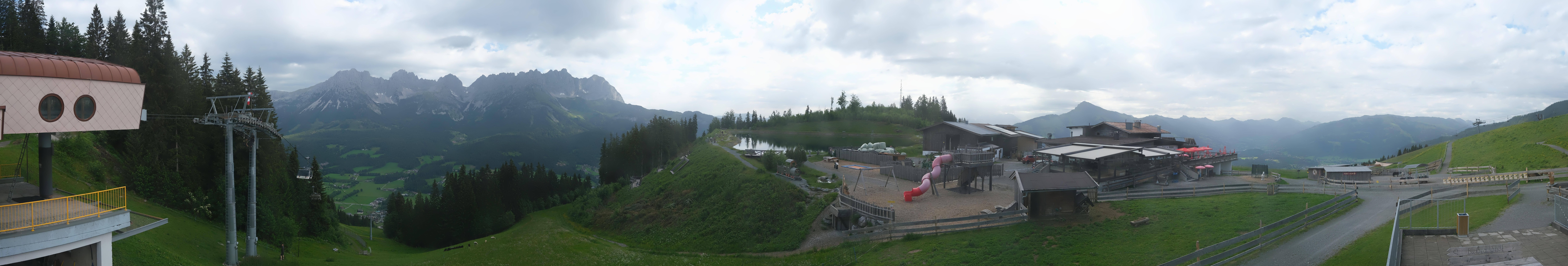 Archiv Foto Webcam Panoramasicht SkiWelt Wilder Kaiser: Astberg