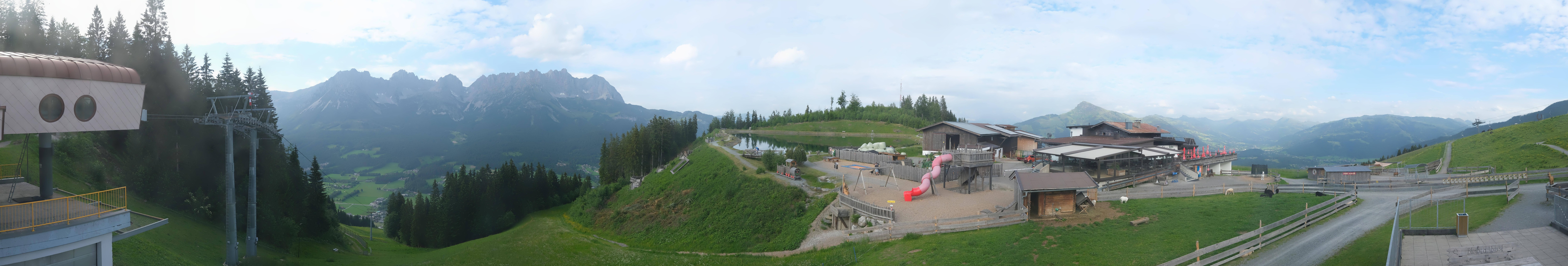 Archived image Webcam View of the Astberg in SkiWelt Wilder Kaiser