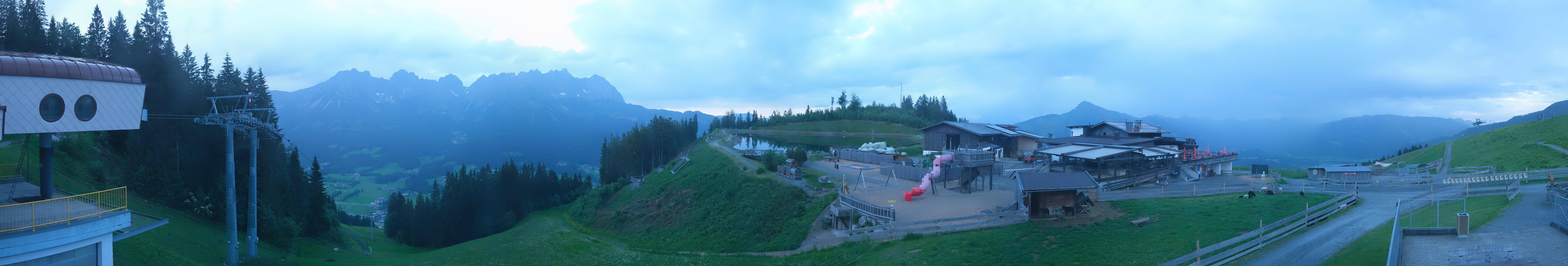 Archived image Webcam View of the Astberg in SkiWelt Wilder Kaiser