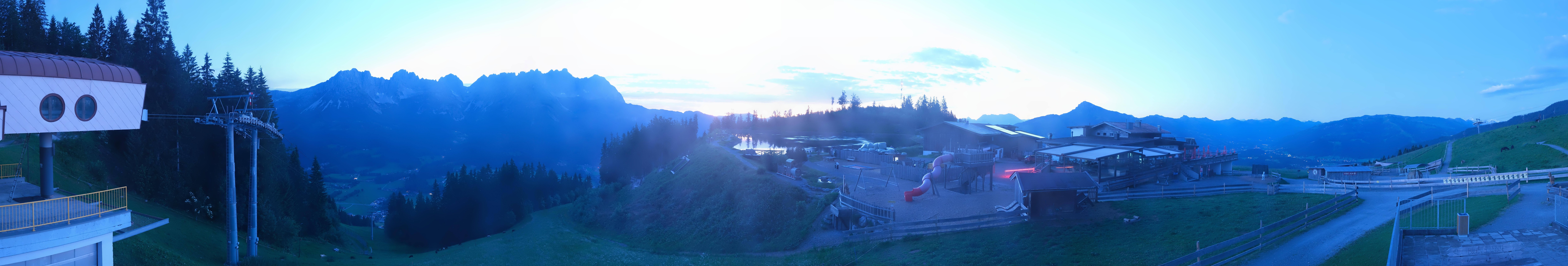 Archived image Webcam View of the Astberg in SkiWelt Wilder Kaiser