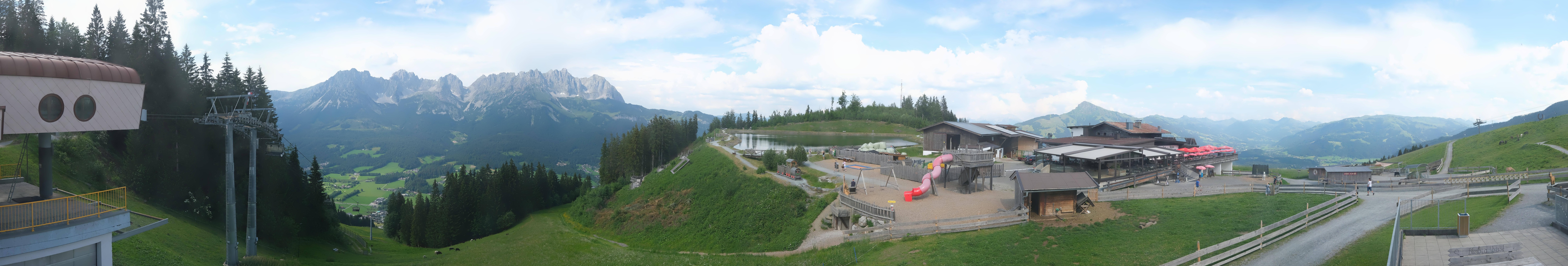 Archiv Foto Webcam Panoramasicht SkiWelt Wilder Kaiser: Astberg