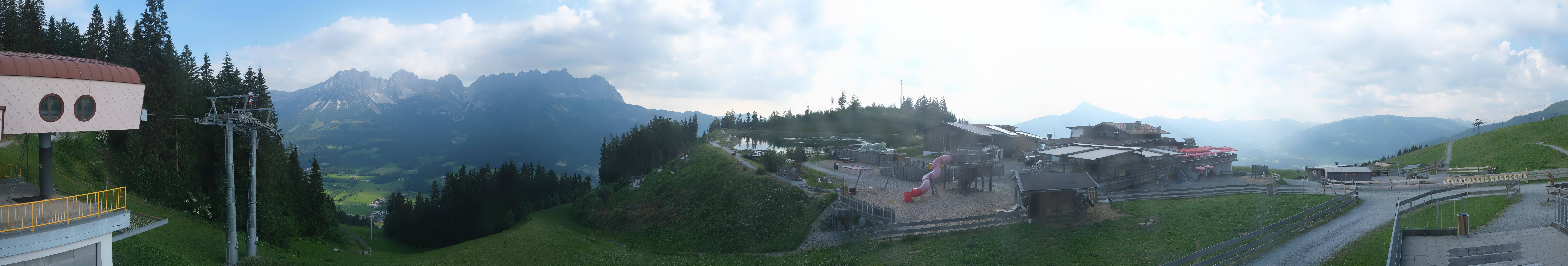 Archiv Foto Webcam Panoramasicht SkiWelt Wilder Kaiser: Astberg