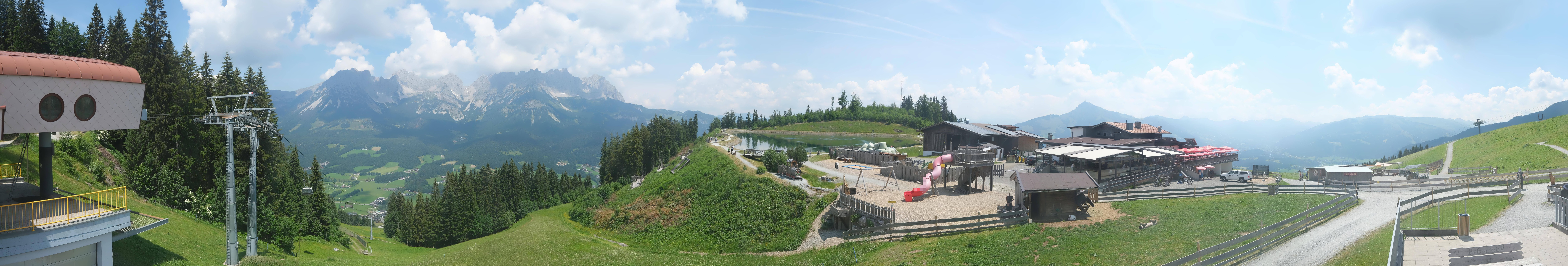 Archiv Foto Webcam Panoramasicht SkiWelt Wilder Kaiser: Astberg