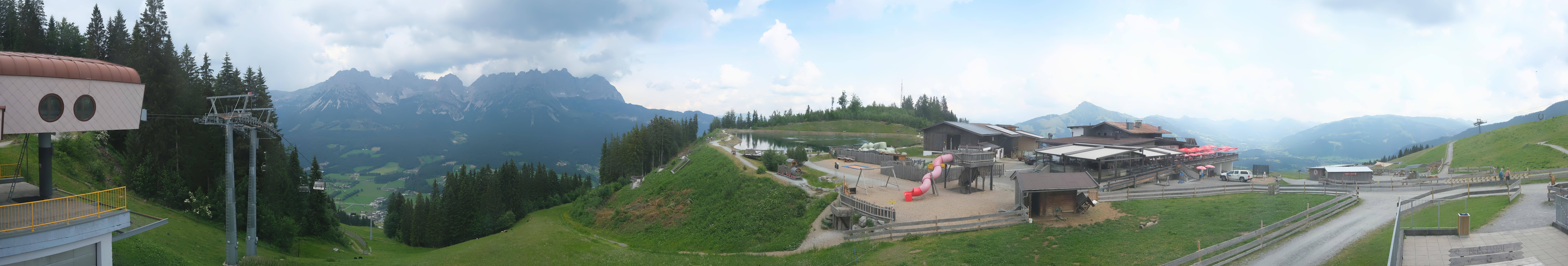 Archiv Foto Webcam Panoramasicht SkiWelt Wilder Kaiser: Astberg