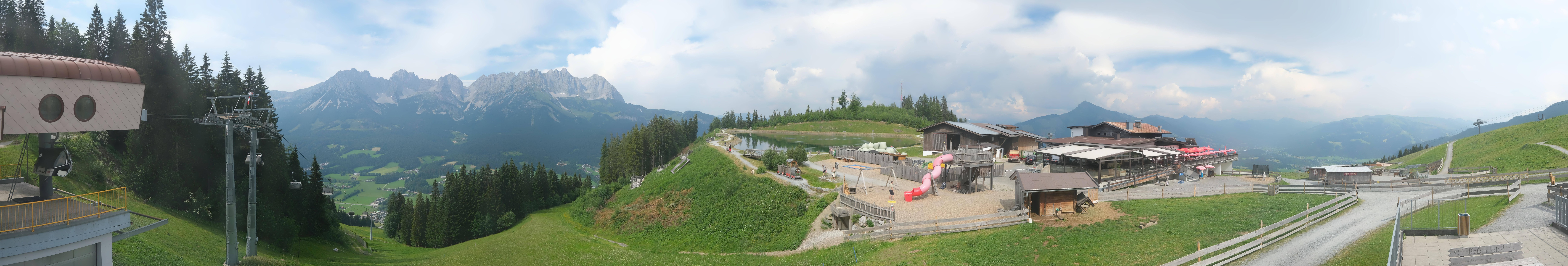 Archiv Foto Webcam Panoramasicht SkiWelt Wilder Kaiser: Astberg
