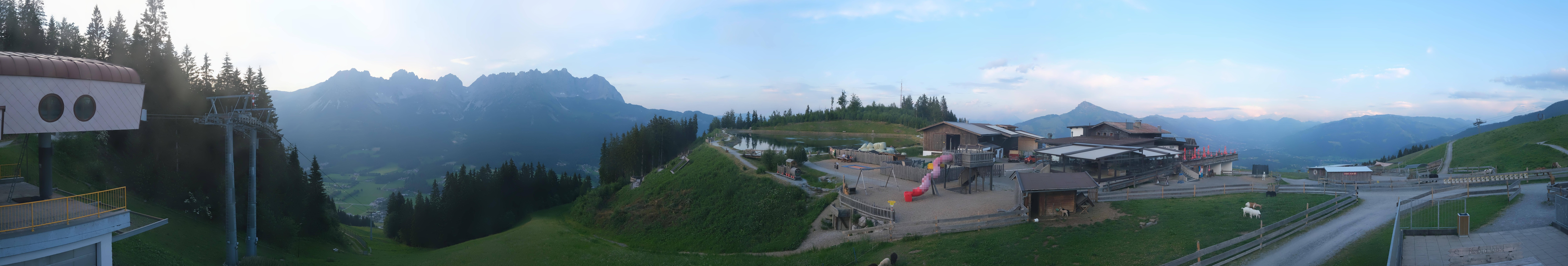 Archiv Foto Webcam Panoramasicht SkiWelt Wilder Kaiser: Astberg