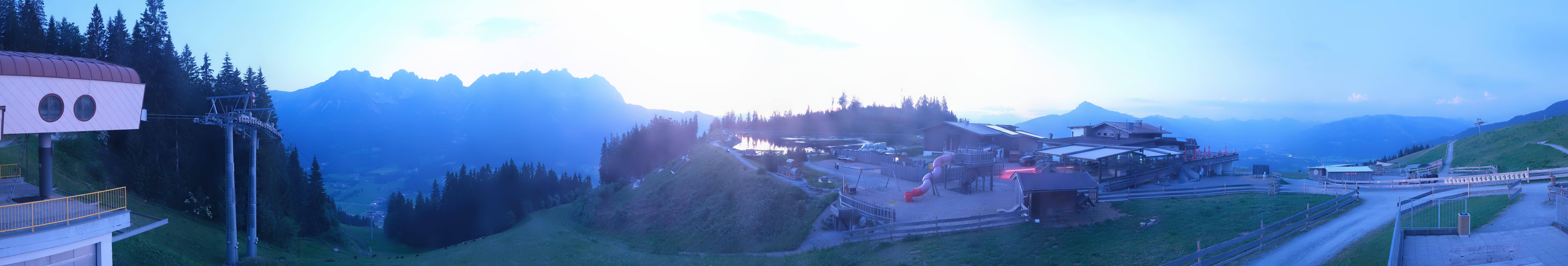 Archiv Foto Webcam Panoramasicht SkiWelt Wilder Kaiser: Astberg