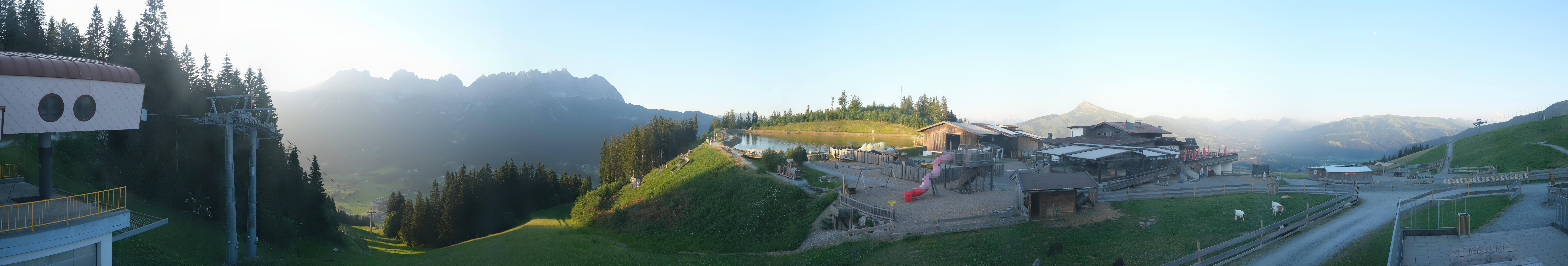Archiv Foto Webcam Panoramasicht SkiWelt Wilder Kaiser: Astberg