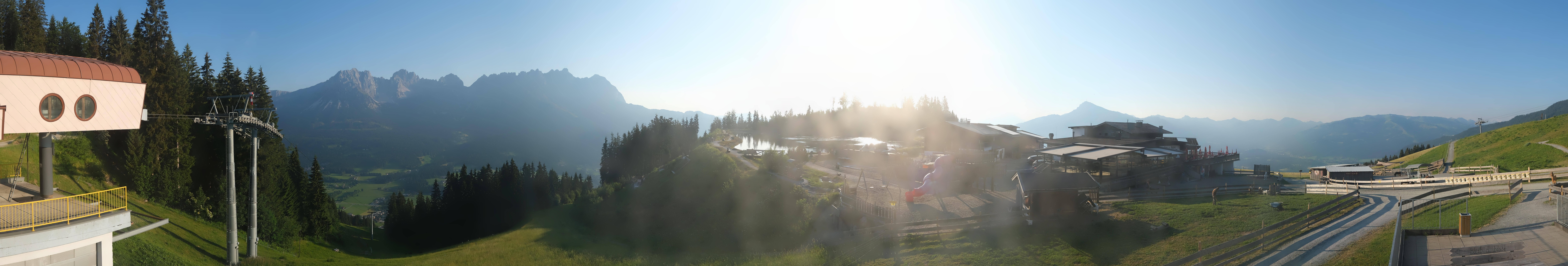 Archiv Foto Webcam Panoramasicht SkiWelt Wilder Kaiser: Astberg