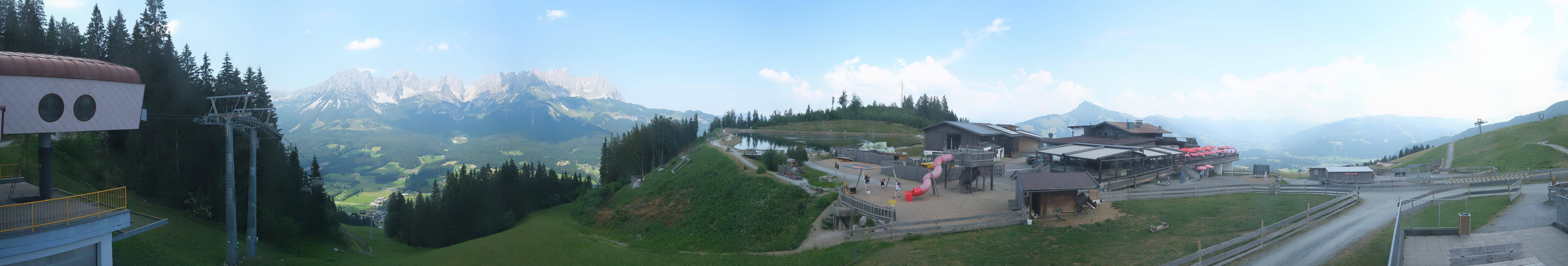 Archiv Foto Webcam Panoramasicht SkiWelt Wilder Kaiser: Astberg
