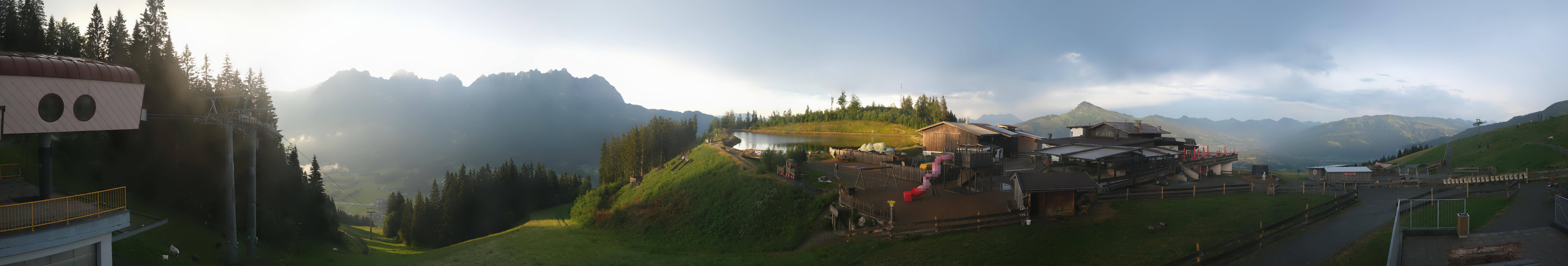 Archiv Foto Webcam Panoramasicht SkiWelt Wilder Kaiser: Astberg