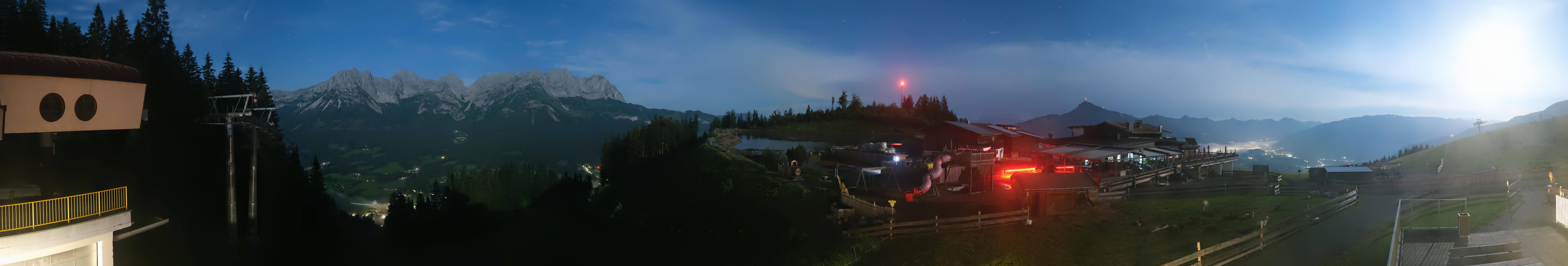 Archiv Foto Webcam Panoramasicht SkiWelt Wilder Kaiser: Astberg