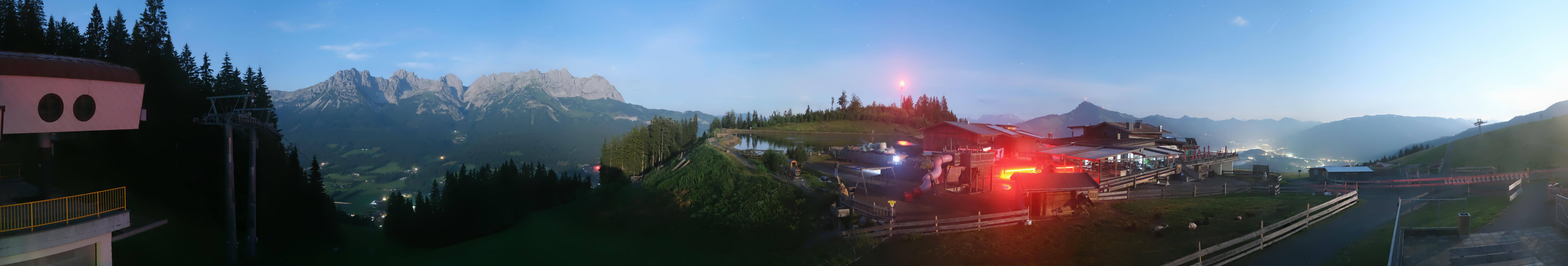 Archiv Foto Webcam Panoramasicht SkiWelt Wilder Kaiser: Astberg