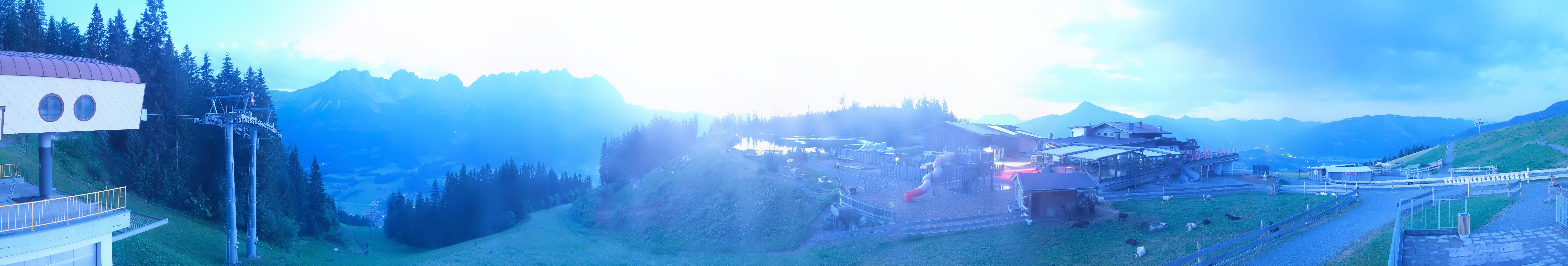 Archiv Foto Webcam Panoramasicht SkiWelt Wilder Kaiser: Astberg