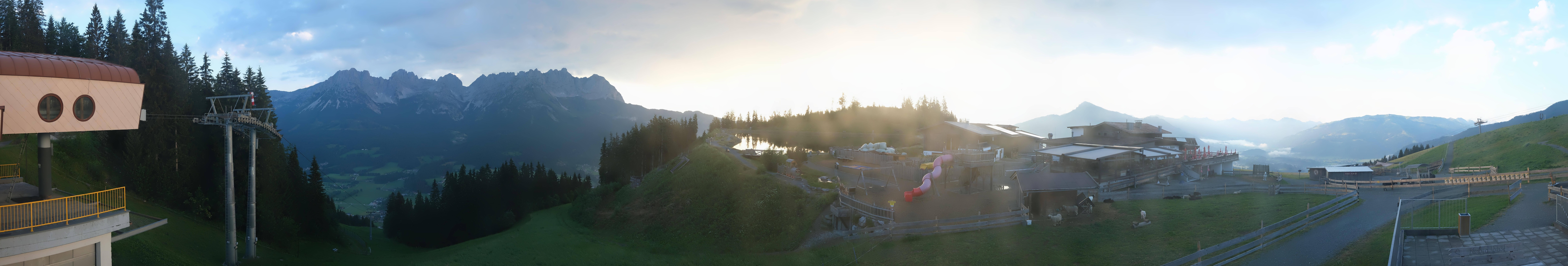 Archiv Foto Webcam Panoramasicht SkiWelt Wilder Kaiser: Astberg