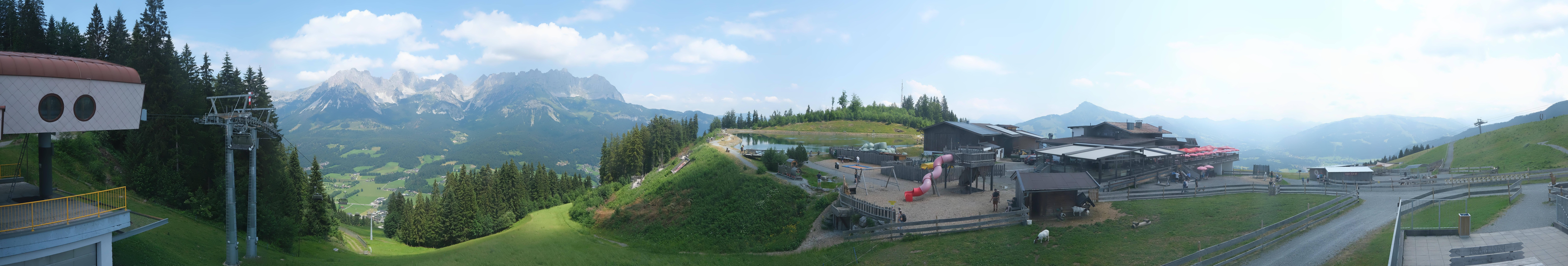 Archiv Foto Webcam Panoramasicht SkiWelt Wilder Kaiser: Astberg