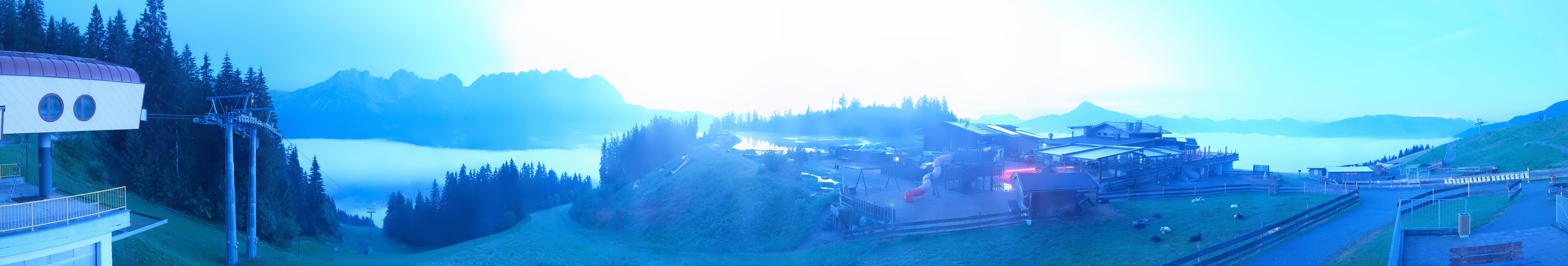 Archiv Foto Webcam Panoramasicht SkiWelt Wilder Kaiser: Astberg