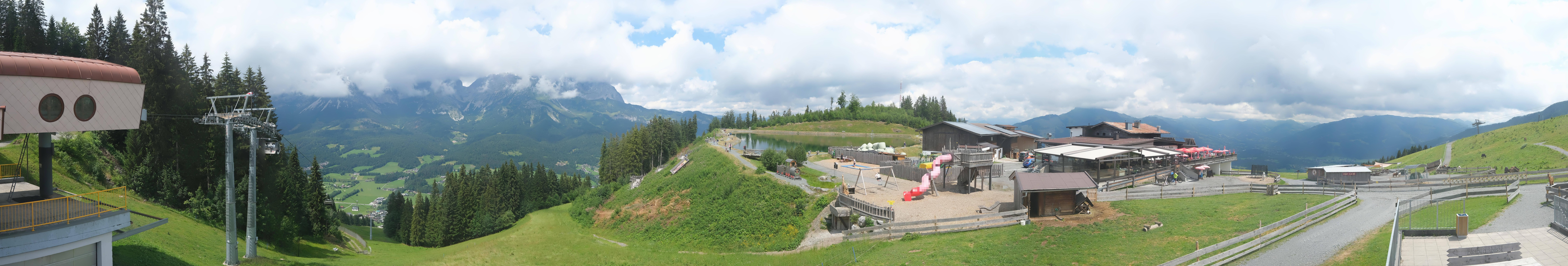 Archiv Foto Webcam Panoramasicht SkiWelt Wilder Kaiser: Astberg