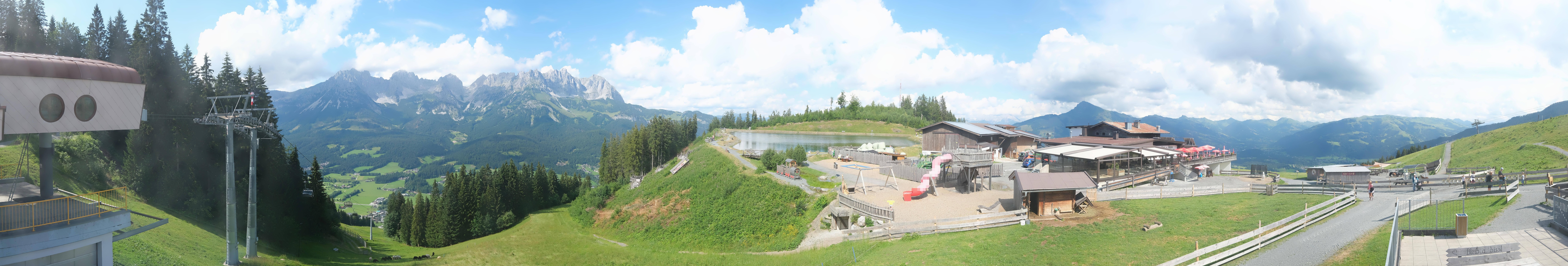 Archiv Foto Webcam Panoramasicht SkiWelt Wilder Kaiser: Astberg