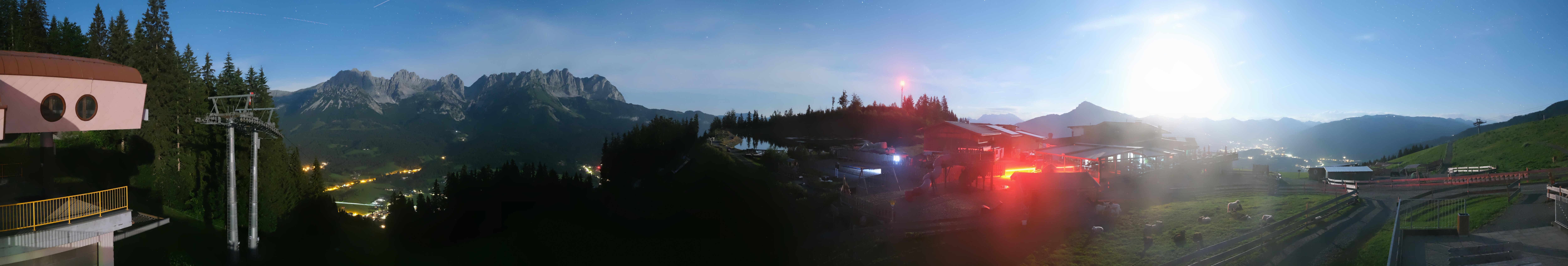 Archiv Foto Webcam Panoramasicht SkiWelt Wilder Kaiser: Astberg