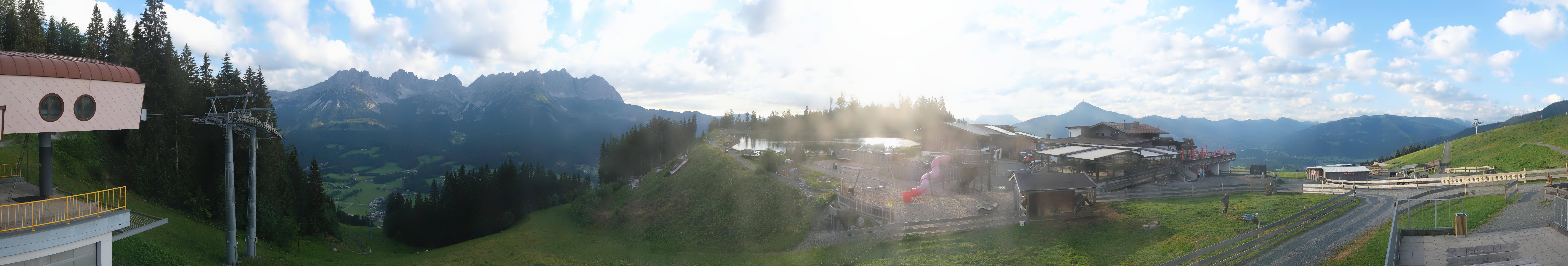 Archiv Foto Webcam Panoramasicht SkiWelt Wilder Kaiser: Astberg