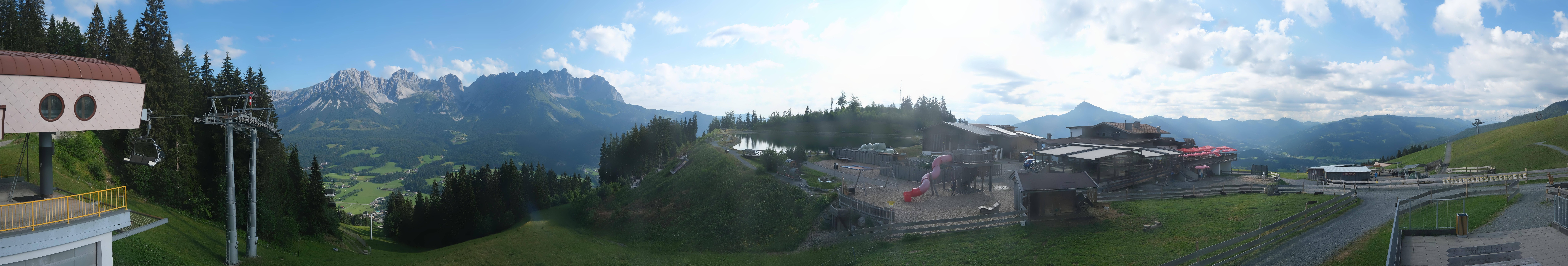 Archiv Foto Webcam Panoramasicht SkiWelt Wilder Kaiser: Astberg