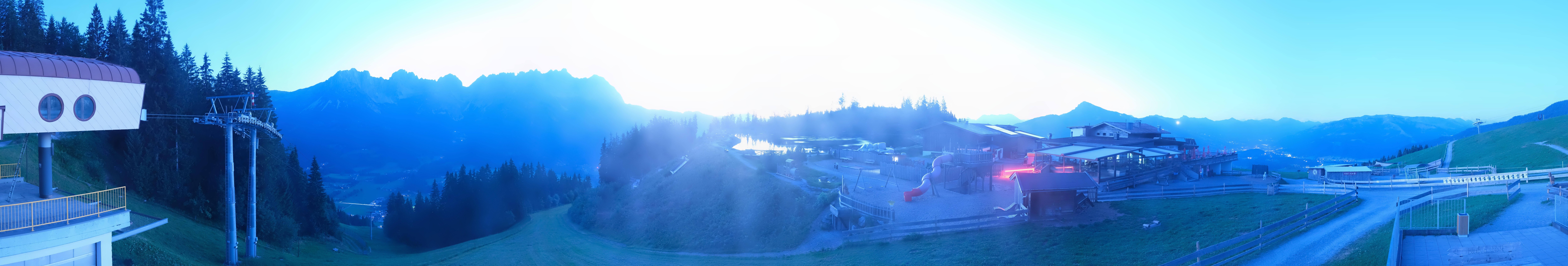 Archiv Foto Webcam Panoramasicht SkiWelt Wilder Kaiser: Astberg