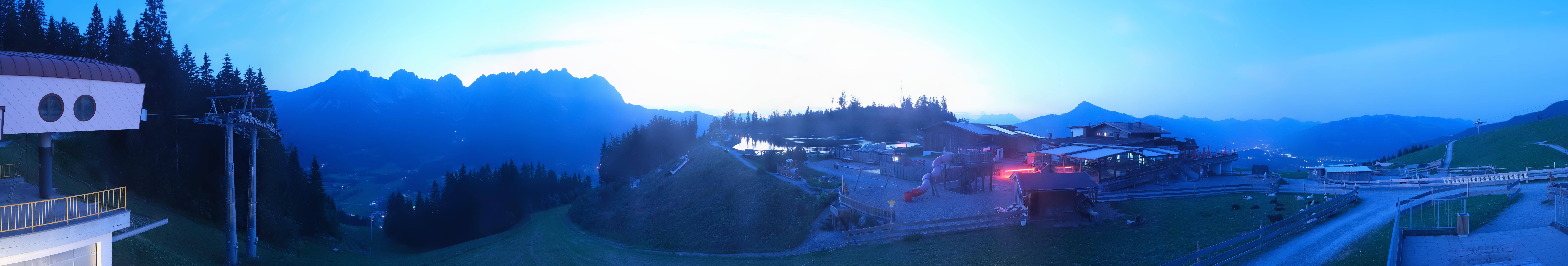 Archiv Foto Webcam Panoramasicht SkiWelt Wilder Kaiser: Astberg