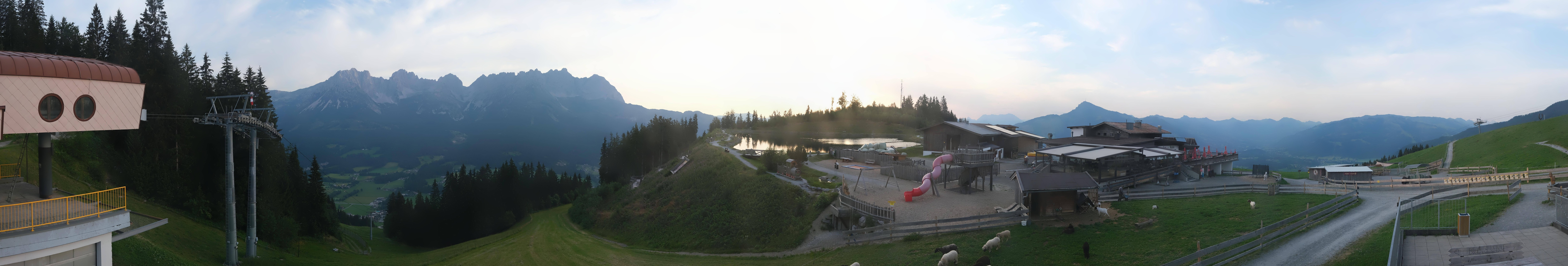Archiv Foto Webcam Panoramasicht SkiWelt Wilder Kaiser: Astberg
