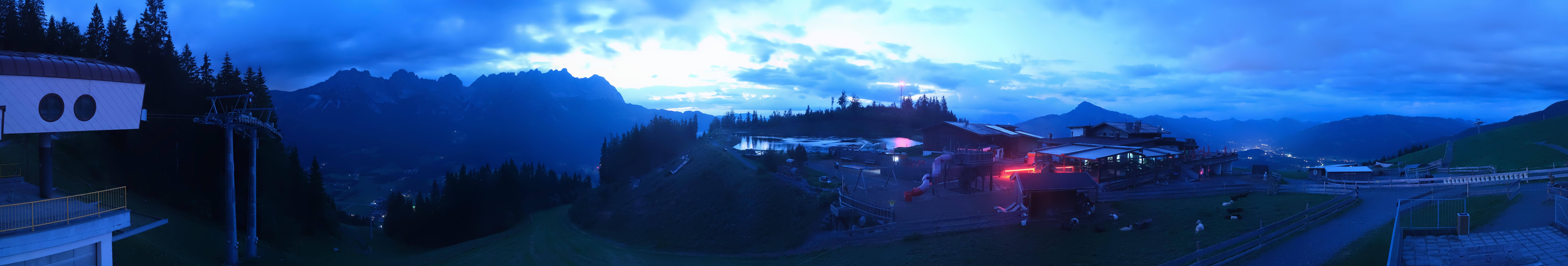 Archiv Foto Webcam Panoramasicht SkiWelt Wilder Kaiser: Astberg