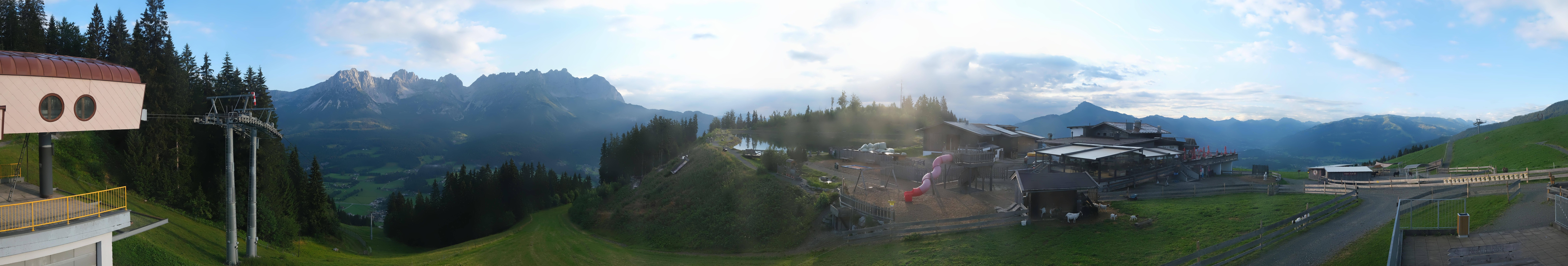 Archiv Foto Webcam Panoramasicht SkiWelt Wilder Kaiser: Astberg