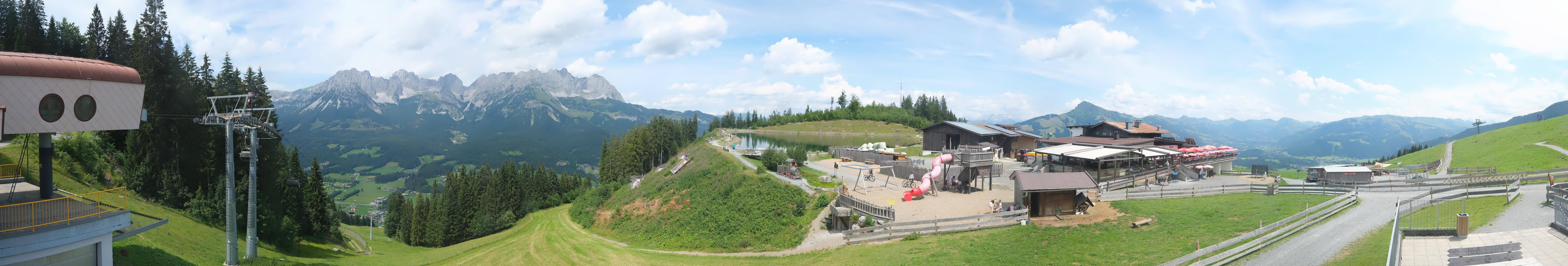 Archiv Foto Webcam Panoramasicht SkiWelt Wilder Kaiser: Astberg
