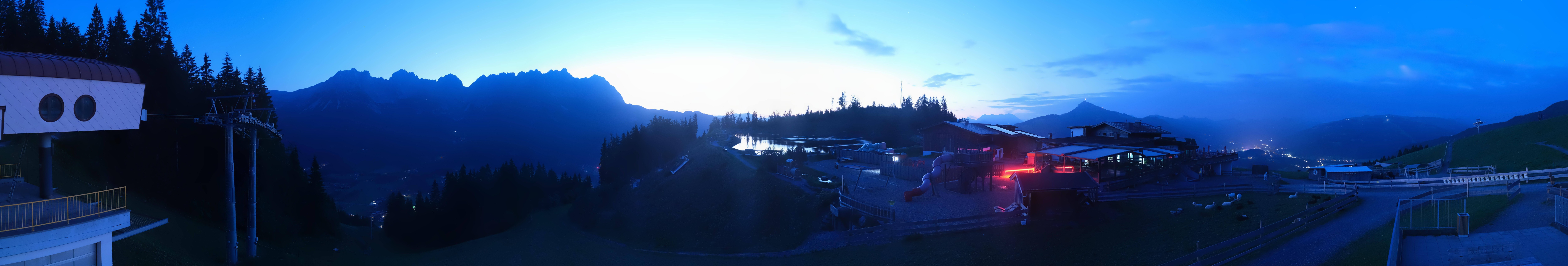 Archiv Foto Webcam Panoramasicht SkiWelt Wilder Kaiser: Astberg