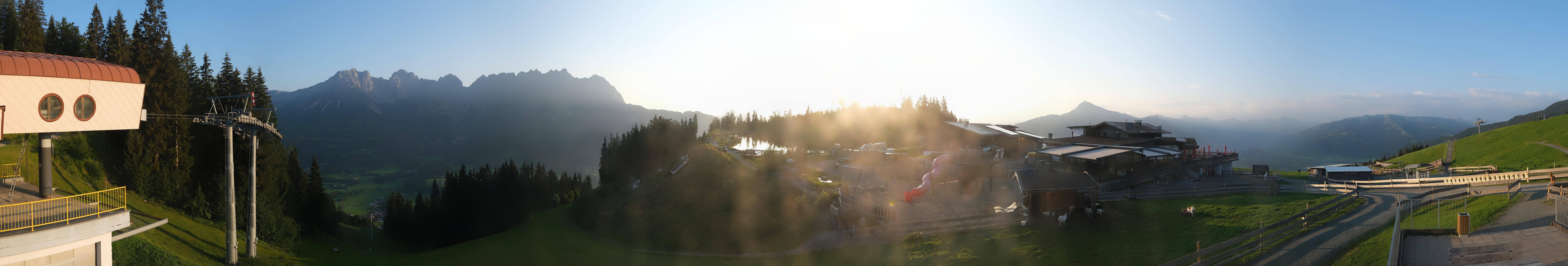 Archiv Foto Webcam Panoramasicht SkiWelt Wilder Kaiser: Astberg