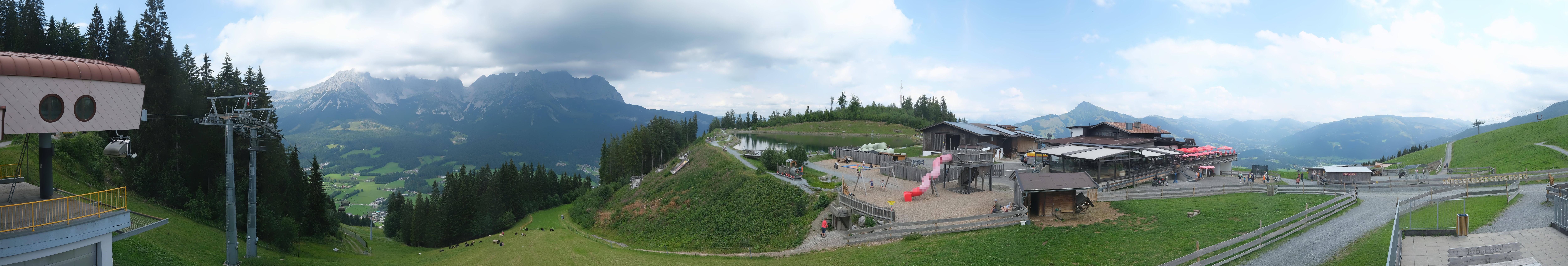 Archiv Foto Webcam Panoramasicht SkiWelt Wilder Kaiser: Astberg