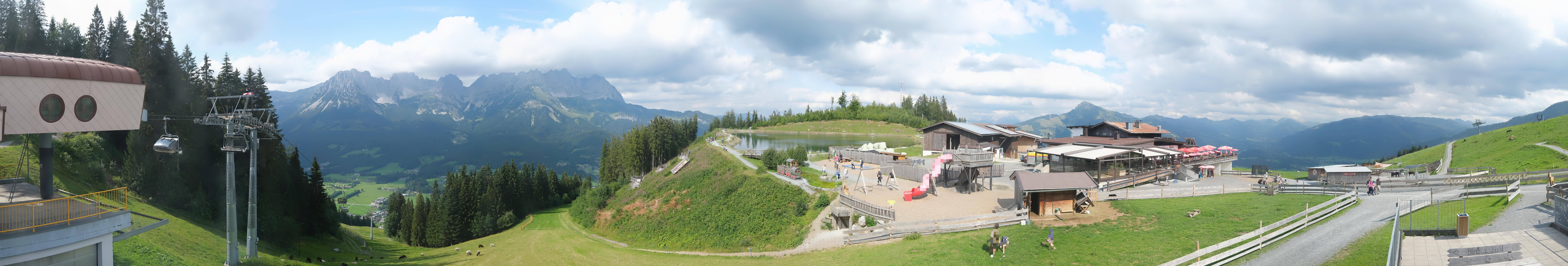 Archiv Foto Webcam Panoramasicht SkiWelt Wilder Kaiser: Astberg