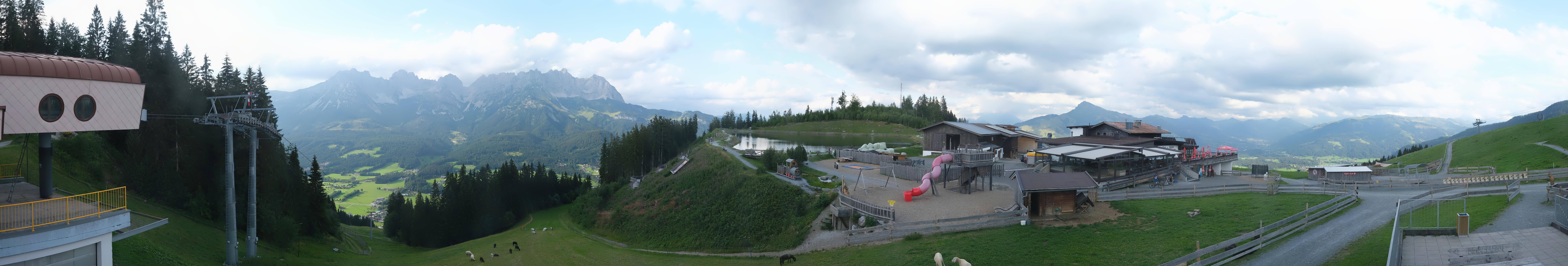 Archiv Foto Webcam Panoramasicht SkiWelt Wilder Kaiser: Astberg