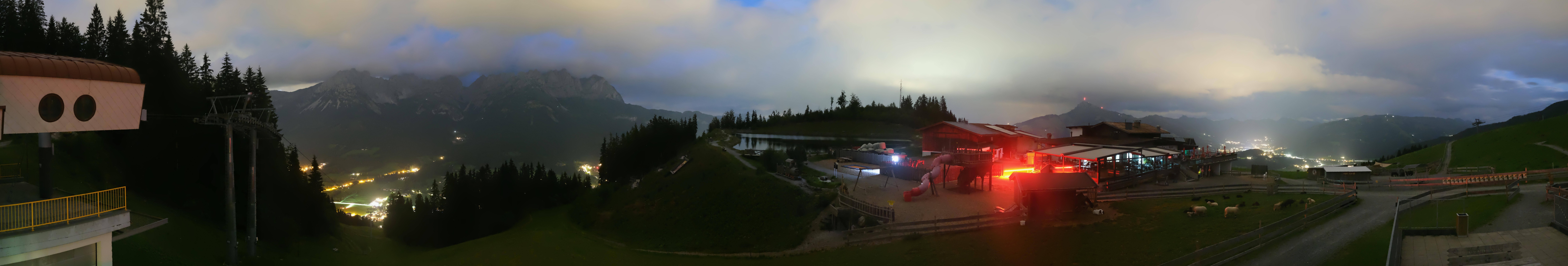 Archiv Foto Webcam Panoramasicht SkiWelt Wilder Kaiser: Astberg
