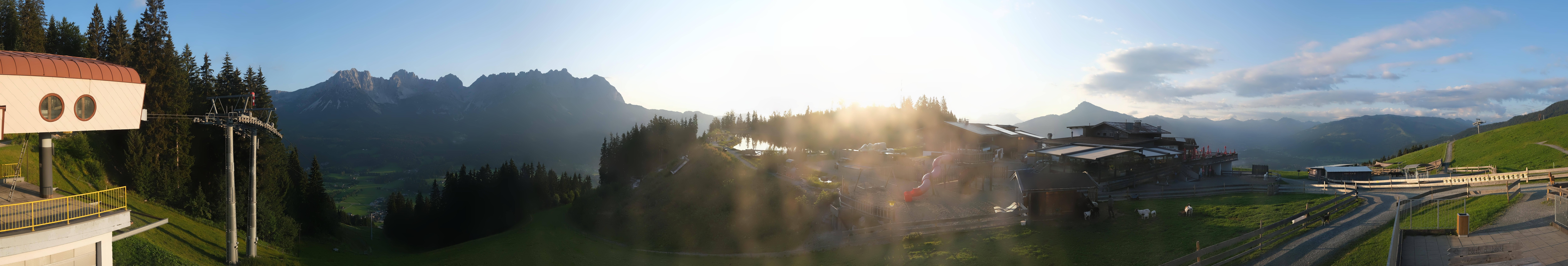 Archiv Foto Webcam Panoramasicht SkiWelt Wilder Kaiser: Astberg