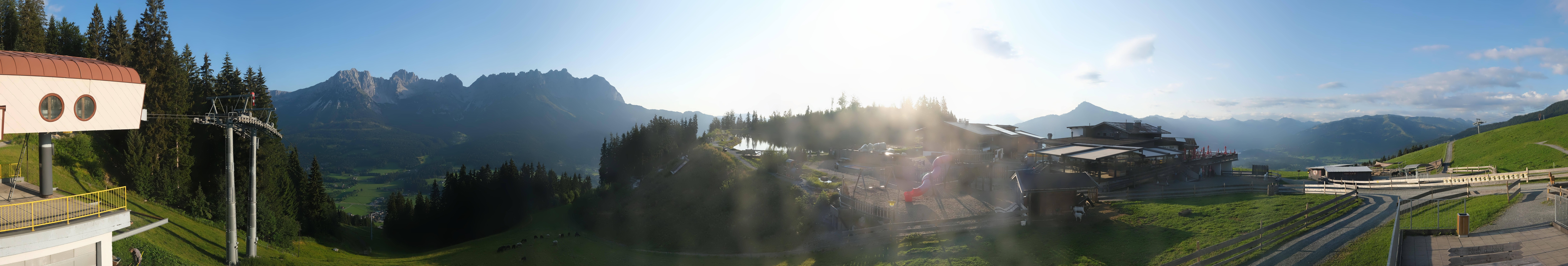 Archiv Foto Webcam Panoramasicht SkiWelt Wilder Kaiser: Astberg